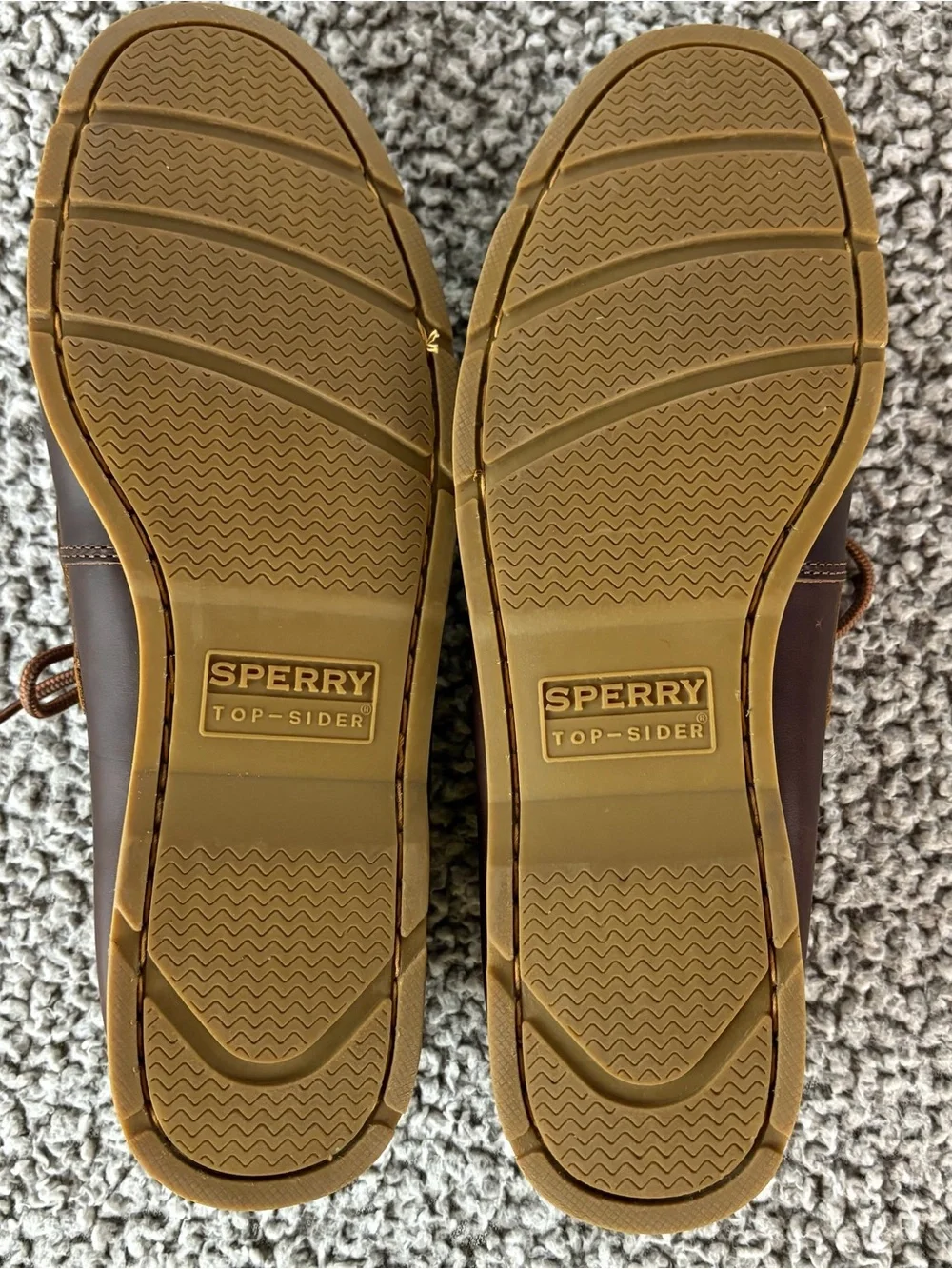 Sperry Top Sider Authentic Original 2-Eye Boat Shoes Mens 10.5 M Lace Up Brown